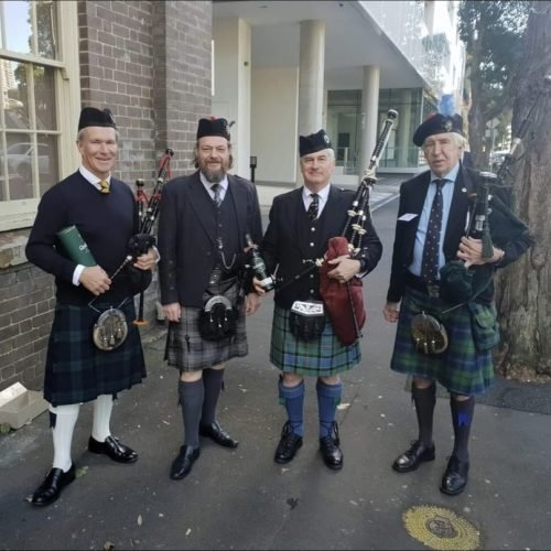 GETTING READY TO ADDRESS THE HAGGIS SYDNEY