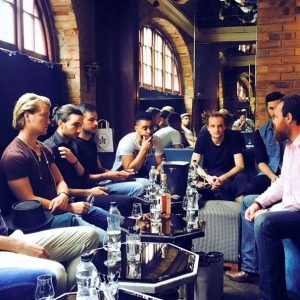 James Buntin educating about whisky